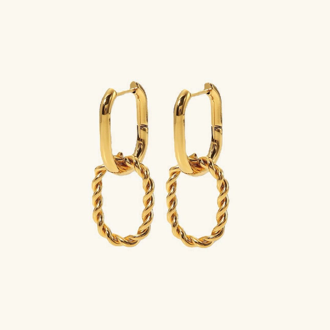 Gold-Plated Skadi Hoop Earrings