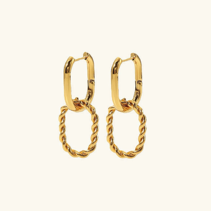 Gold-Plated Skadi Hoop Earrings