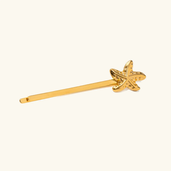 Gold-Plated Starfish French Pin