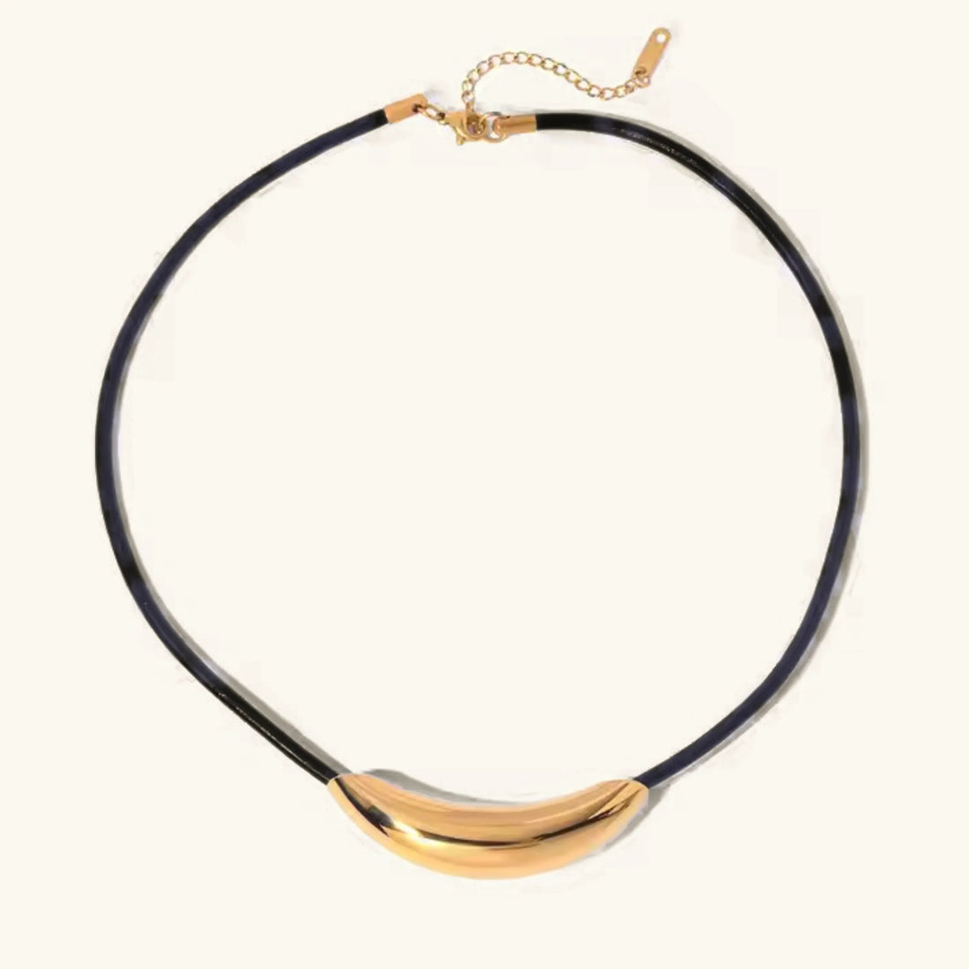 Gold-Plated Minimalist Pendant Necklace