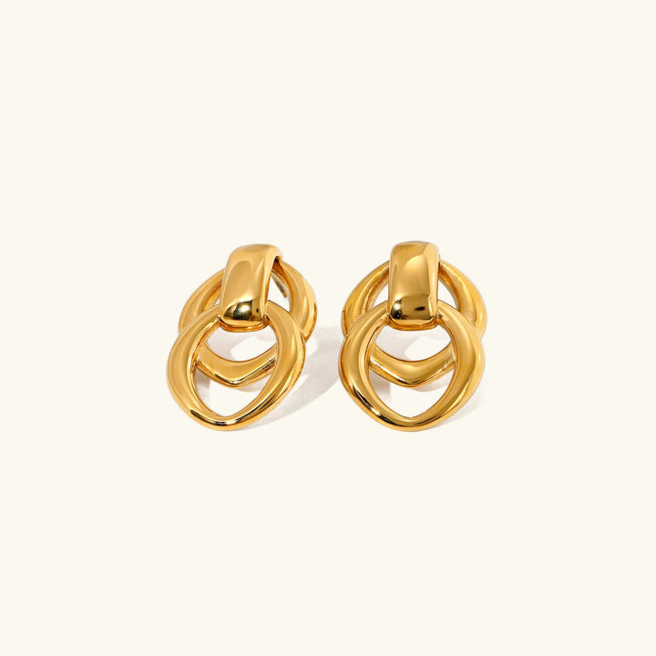 Gold-Plated Hoop Earrings