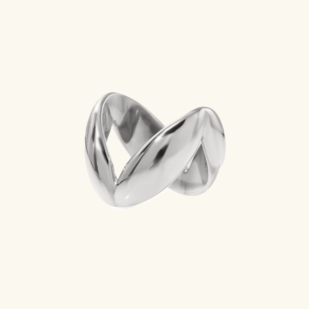 Gold-Plated Margarette Geometric Ring