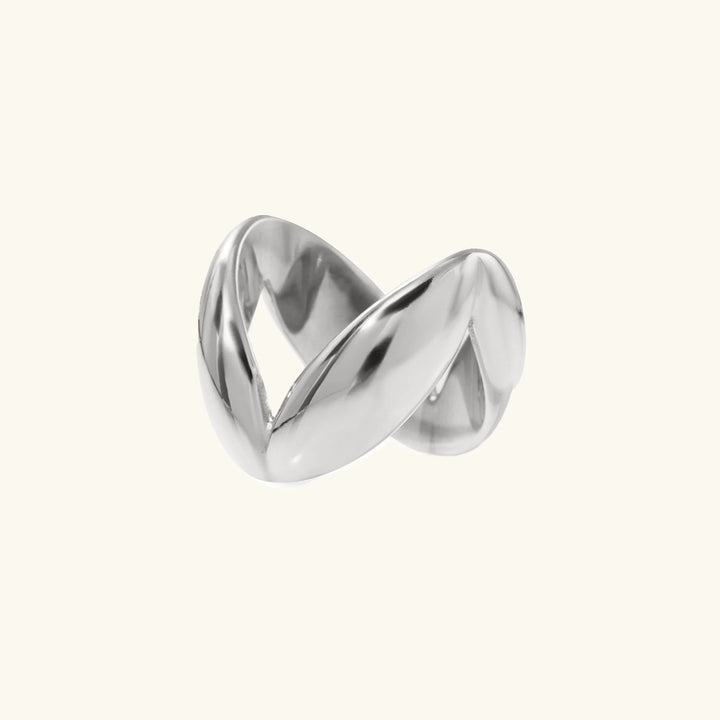 Gold-Plated Margarette Geometric Ring