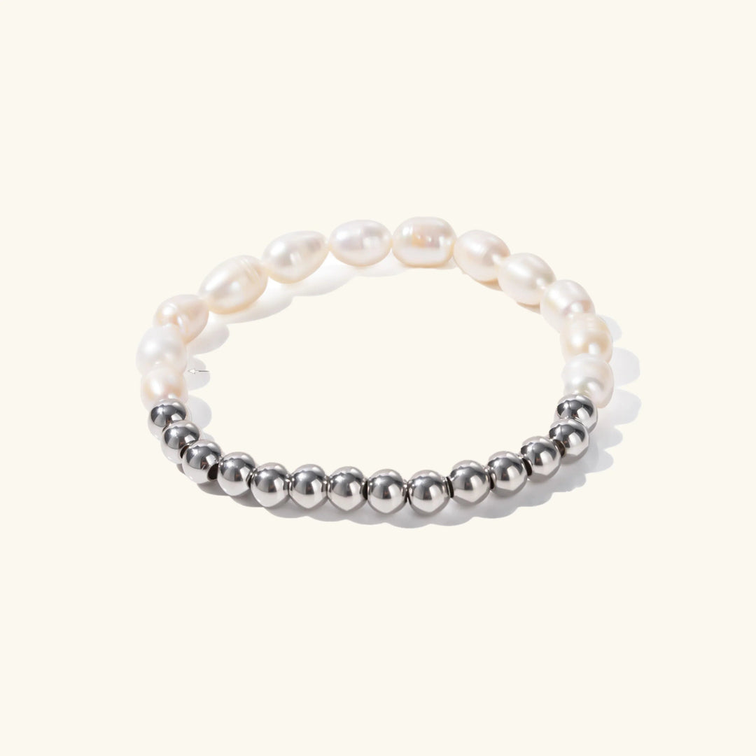 Gold-Plated Freshwater Pearl Bracelet