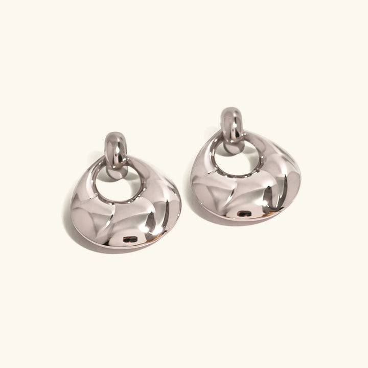 Gold-Plated Coralyn Hoop Earrings