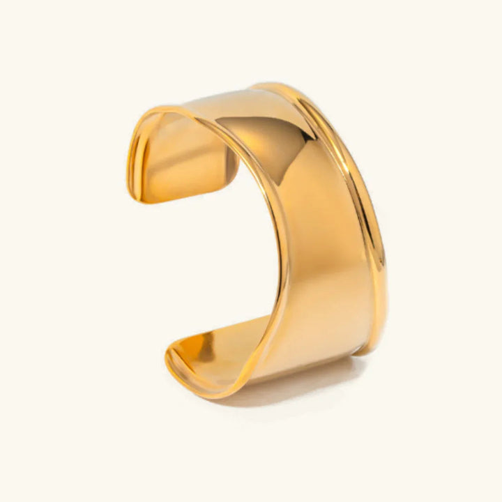 Gold-Plated Intertwined Bangle