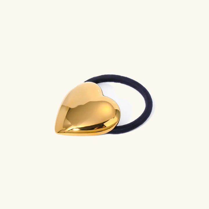 Heart Gold-Plated Pony Cuff