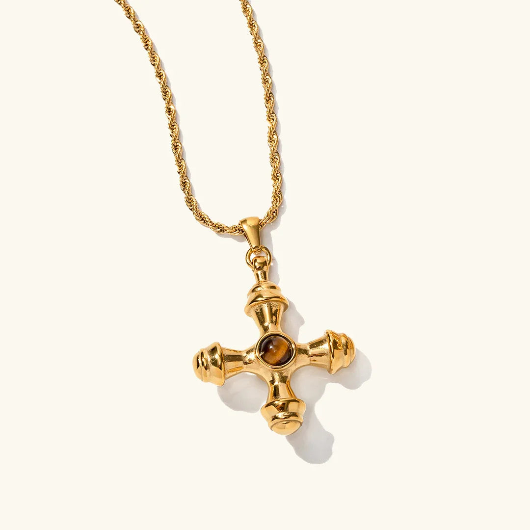 Gold-Plated Della Necklace