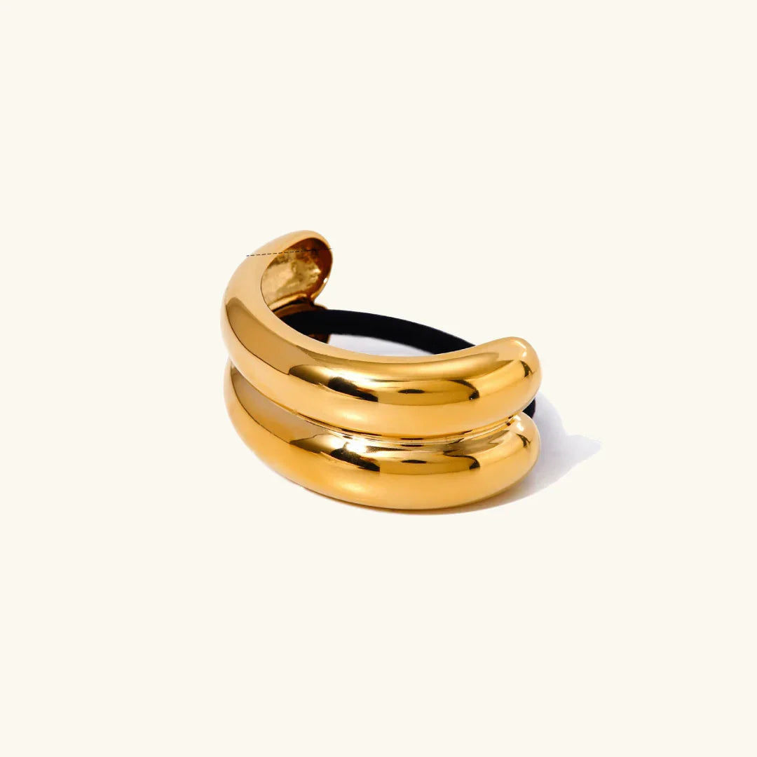 Gold-Plated Double Arch Pony Cuff