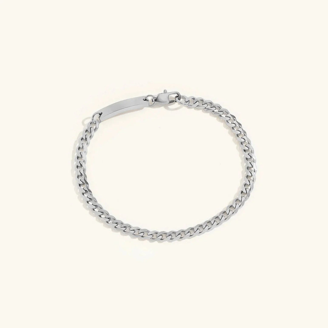 Gold-Plated Cuban Link Bracelet for Women
