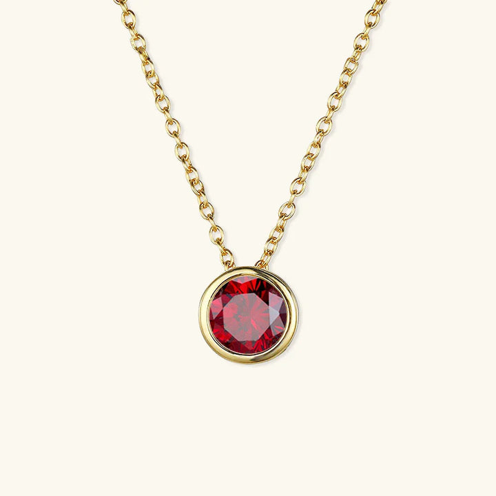 Gold-Plated Crystal Pendant Necklace for Women