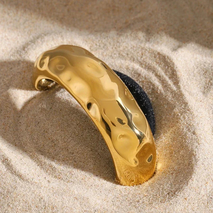 Gold-Plated Arch Pony Cuff