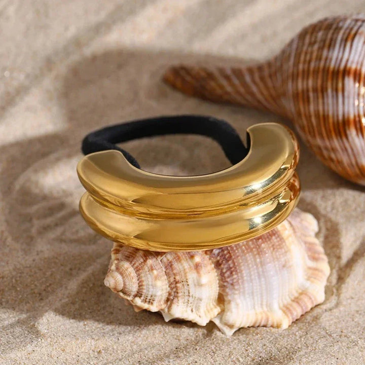 Gold-Plated Mini Double Arch Pony Cuff