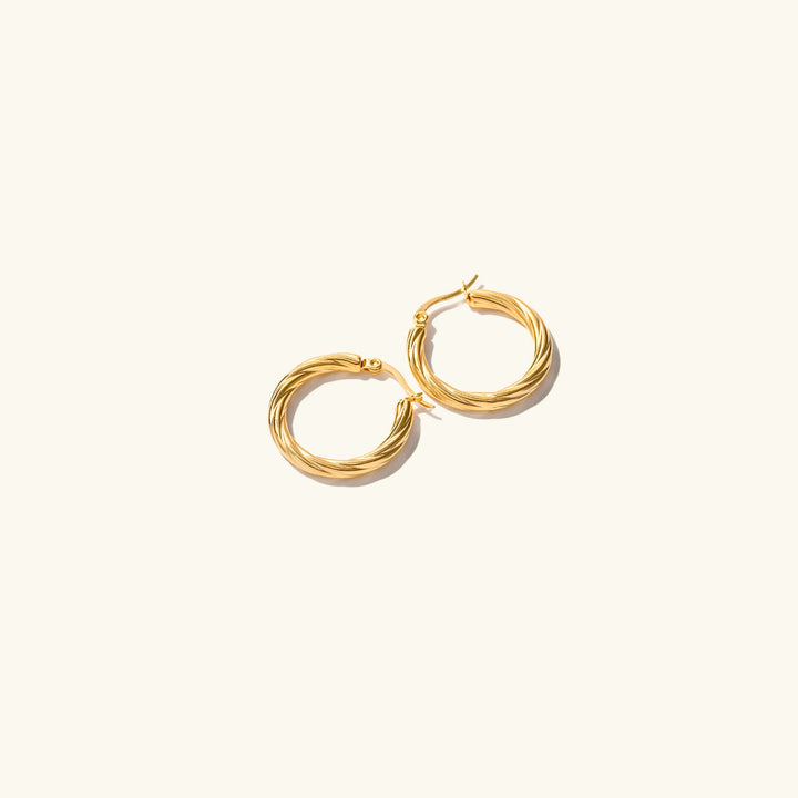 Gold-Plated Hoop Earrings Elevate Your Look with The Elegant