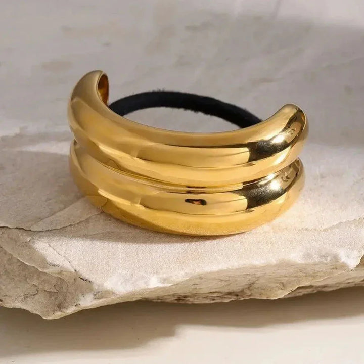 Gold-Plated Double Arch Pony Cuff