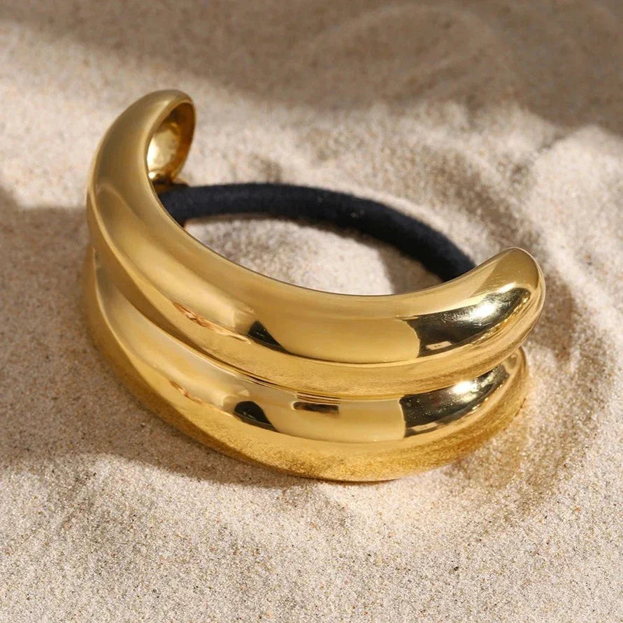 Gold-Plated Double Arch Pony Cuff
