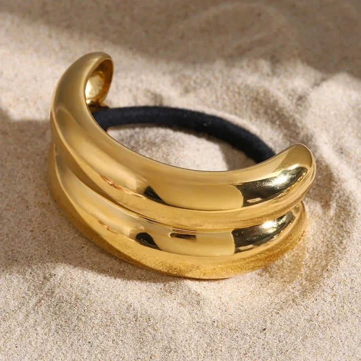 Gold-Plated Double Arch Pony Cuff