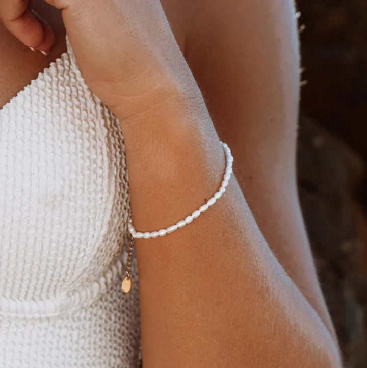 Gold-Plated Faux Pearl 3-Piece Set