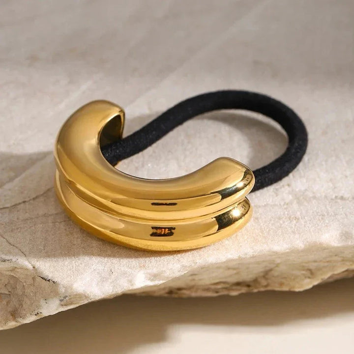 Gold-Plated Mini Double Arch Pony Cuff