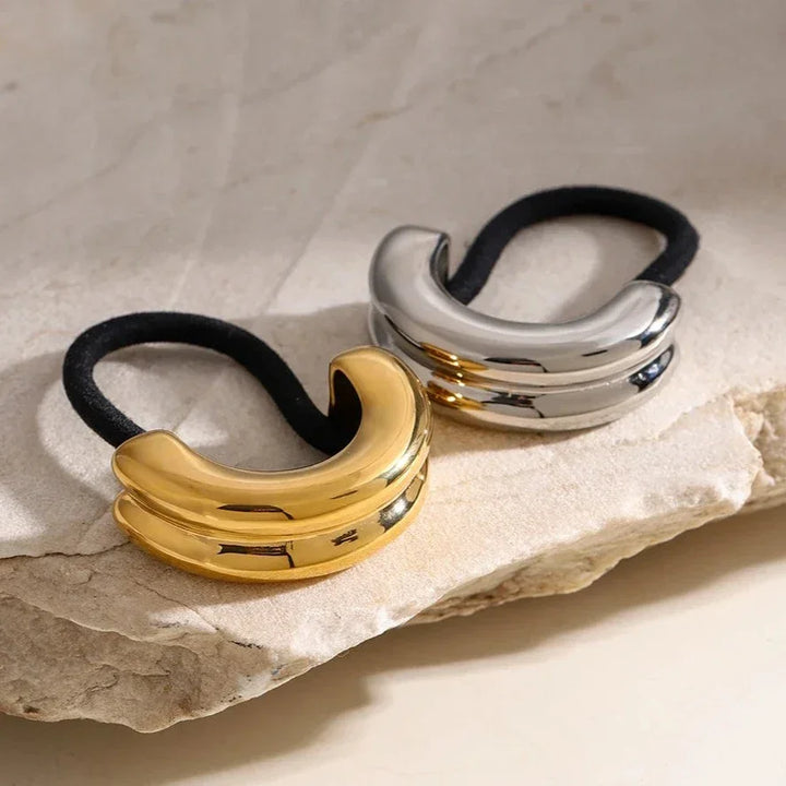 Gold-Plated Mini Double Arch Pony Cuff