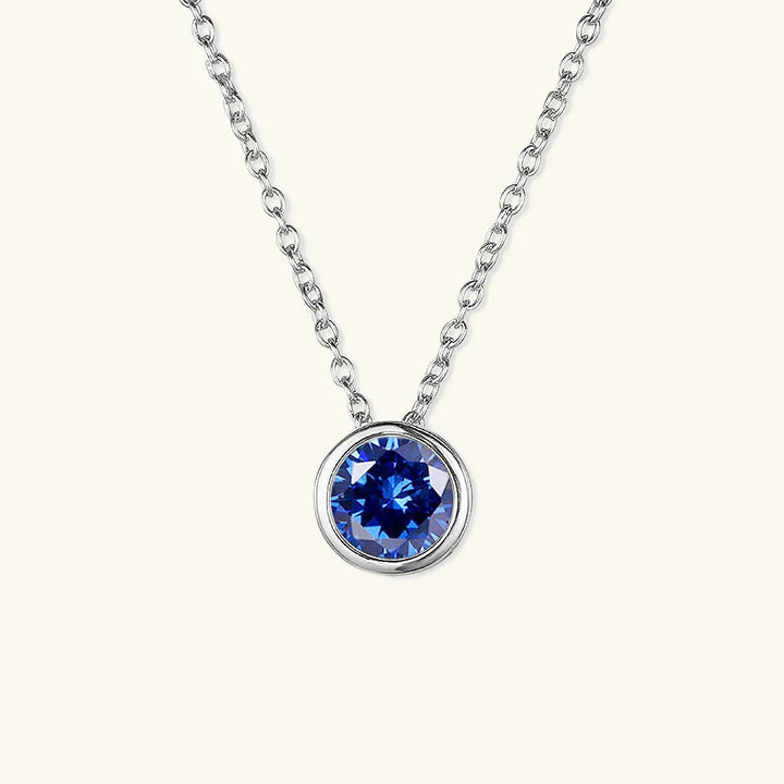 Gold-Plated Crystal Pendant Necklace Jewelry Set