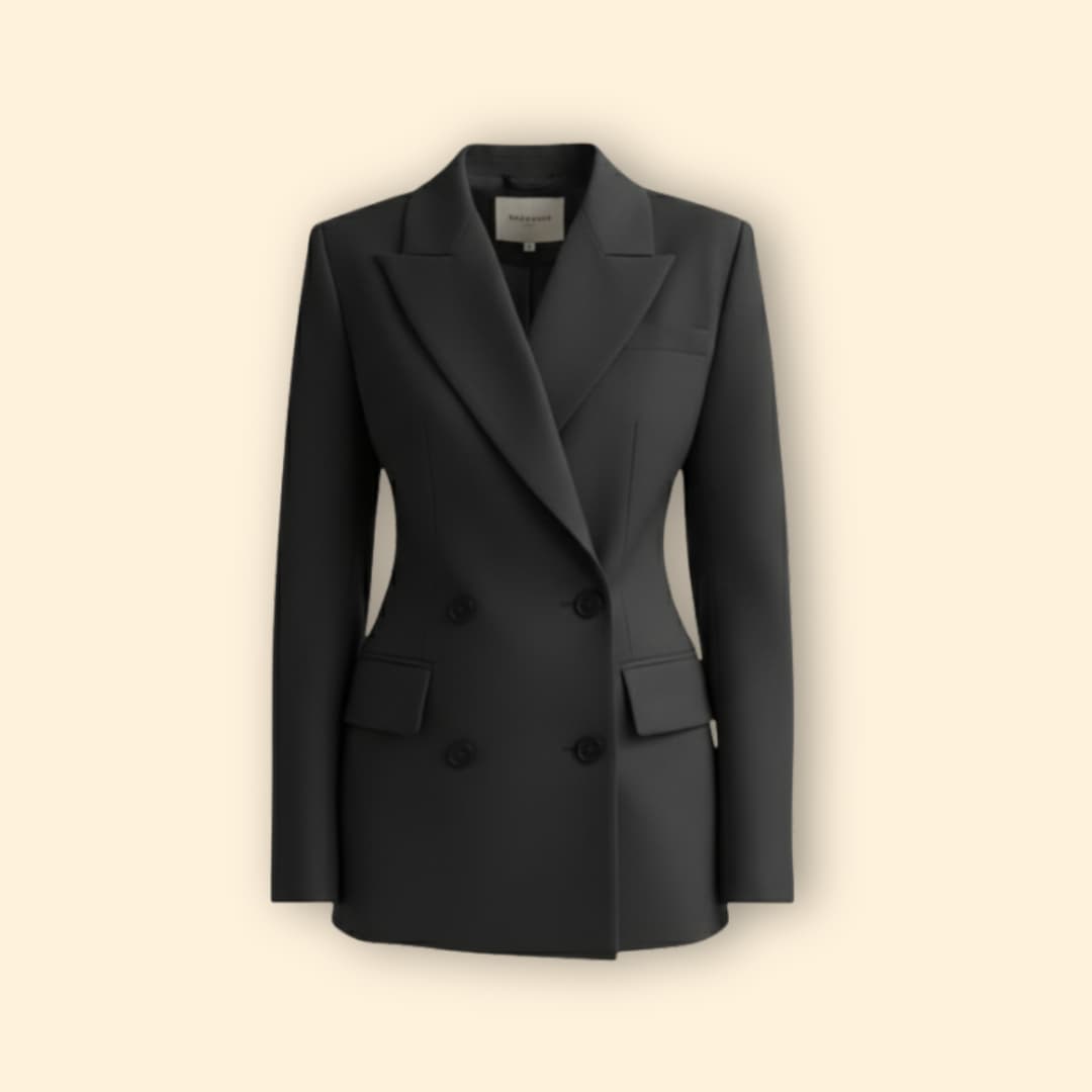 Structured Blazer with Clean Design