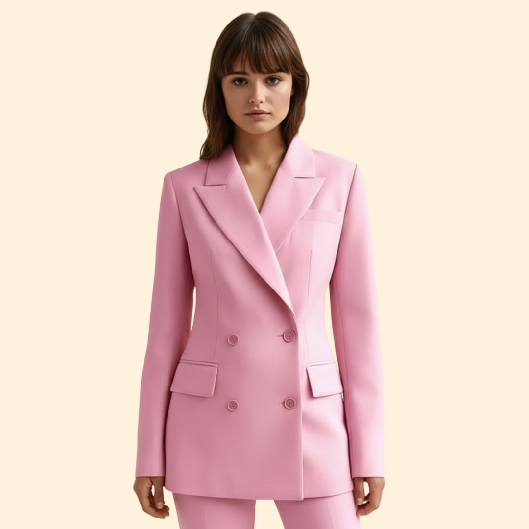 Structured Blazer with Clean Design