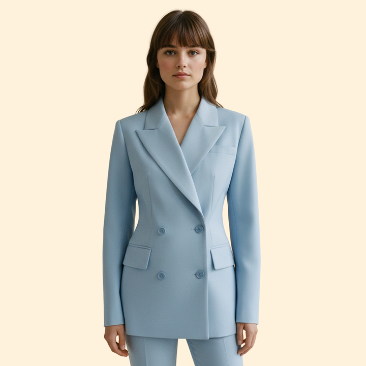Structured Blazer with Clean Design