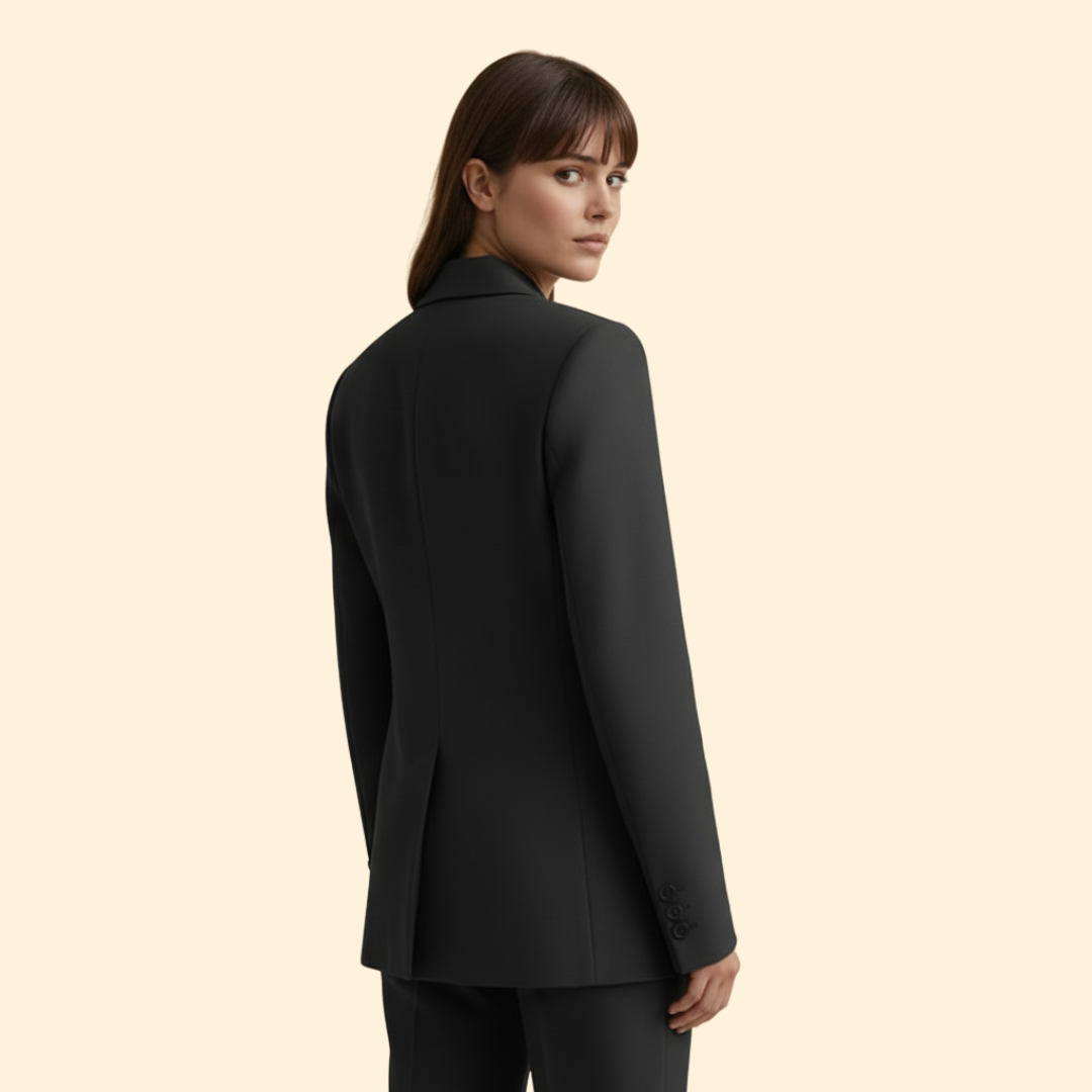 Structured Blazer with Clean Design