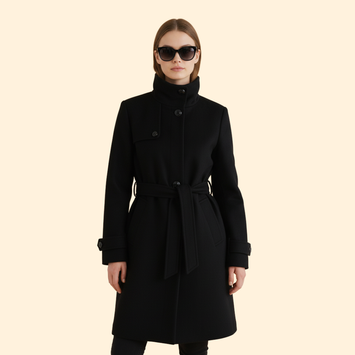Structured Buttoned Coat
