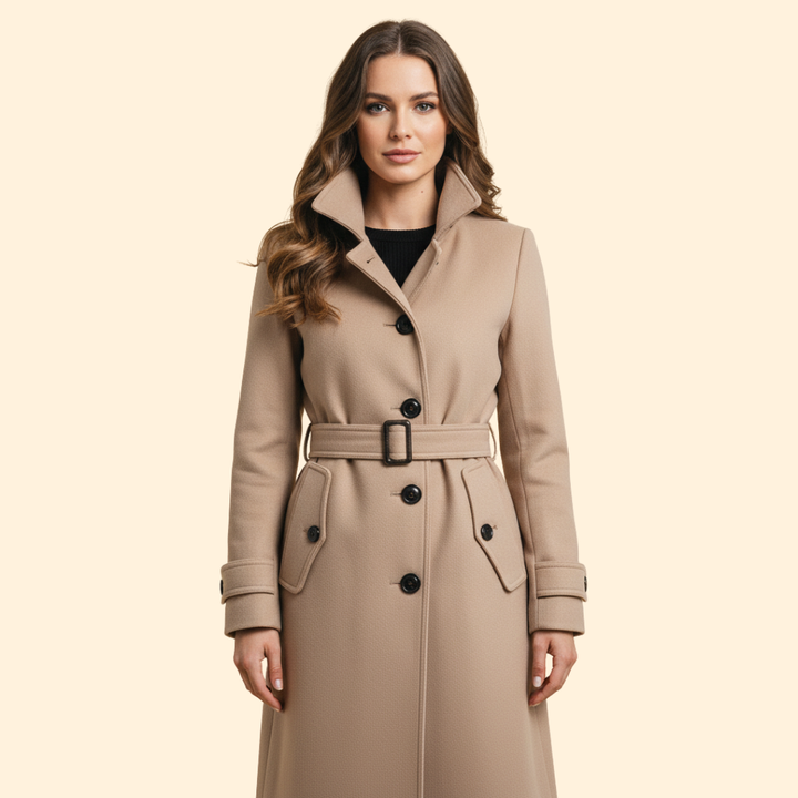 Structured Buttoned Coat