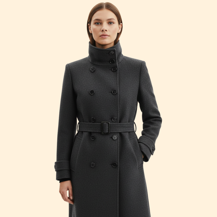 Structured Buttoned Coat