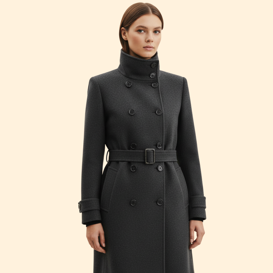 Structured Buttoned Coat