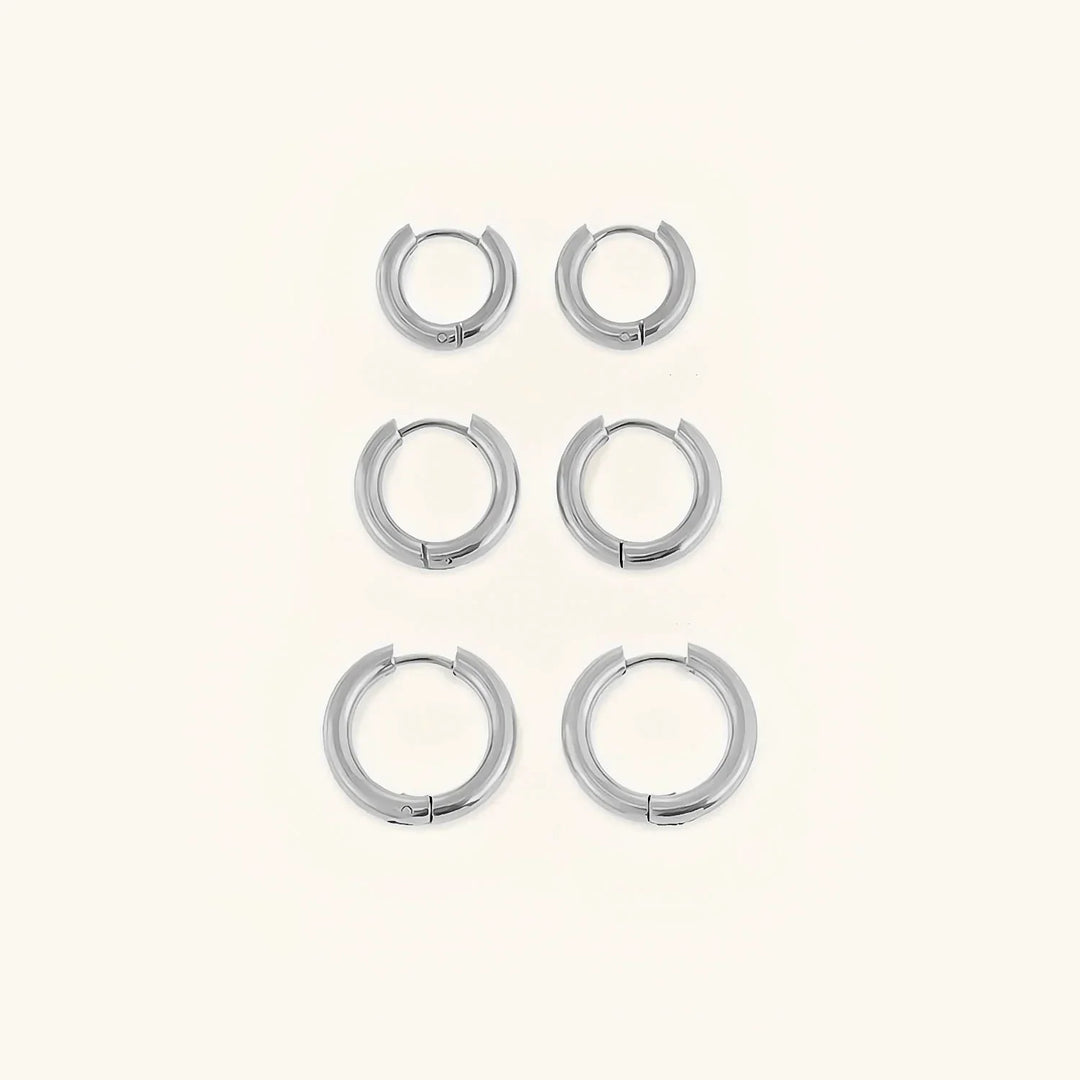 Gold-Plated Classic Huggie Hoop Earrings