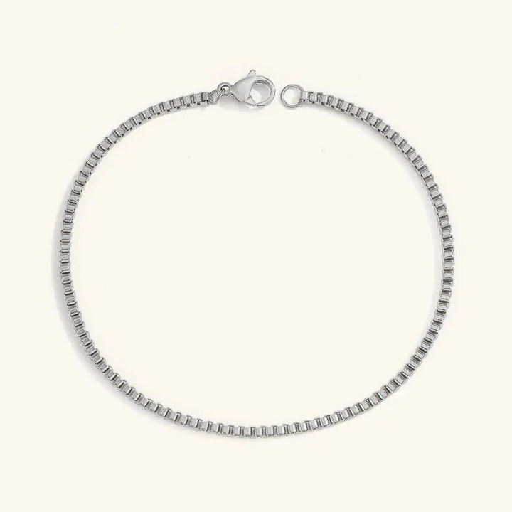 Gold-Plated Minimalist Chain Bracelet for Women