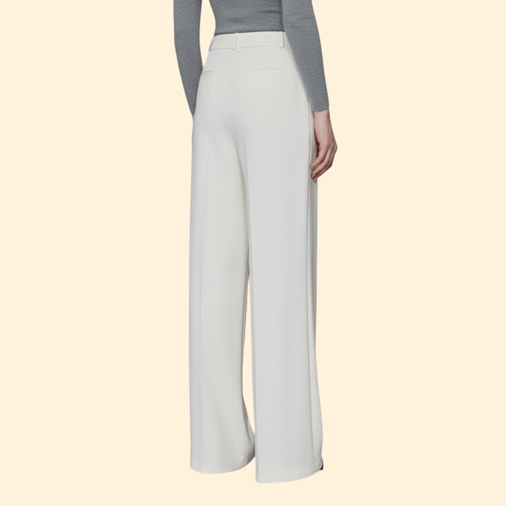 Women Pleated Pants with Wide Leg