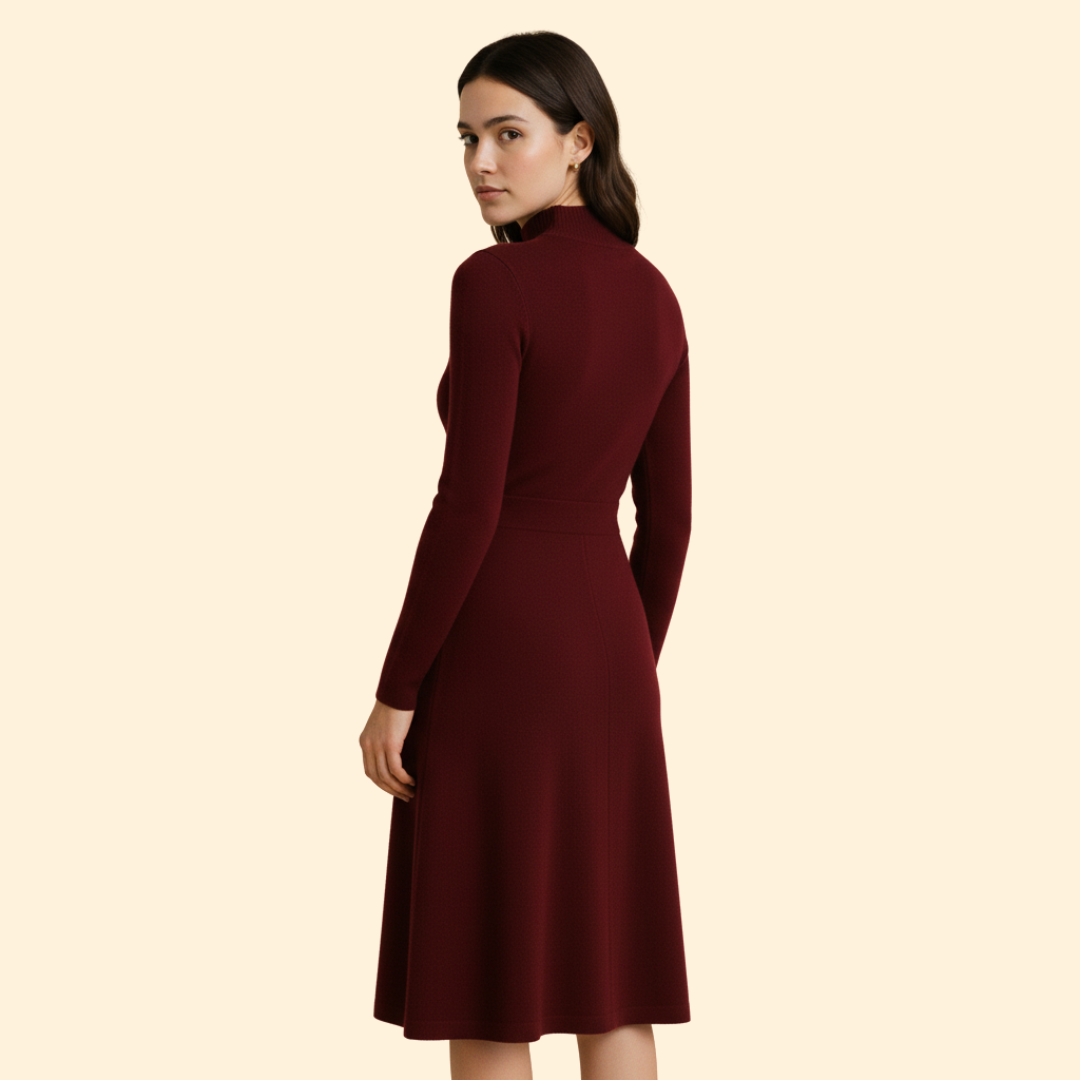 Women’s Midi Dress Long Sleeve