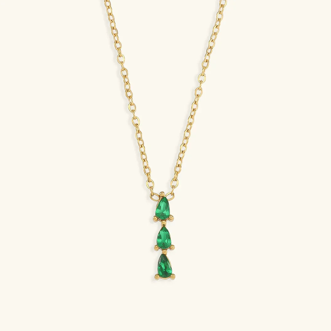 Gold-Plated Diamond Necklace For Women