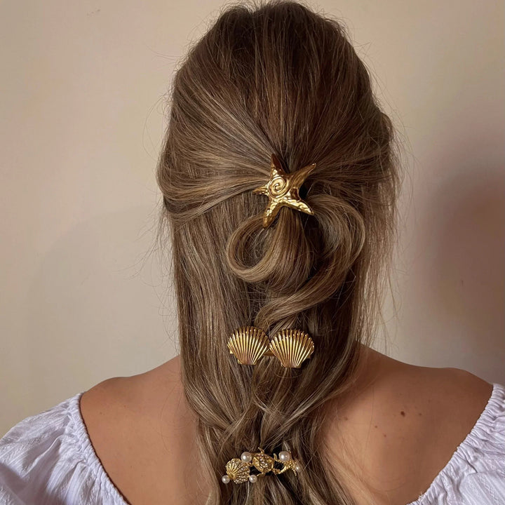 Gold-Plated Starfish Pony Cuff