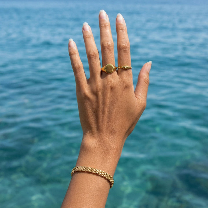 Gold-Plated Multi-Chain Bracelet