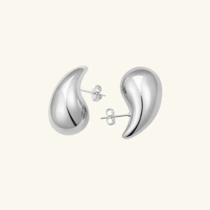 Gold-Plated Teardrop Earrings For Women