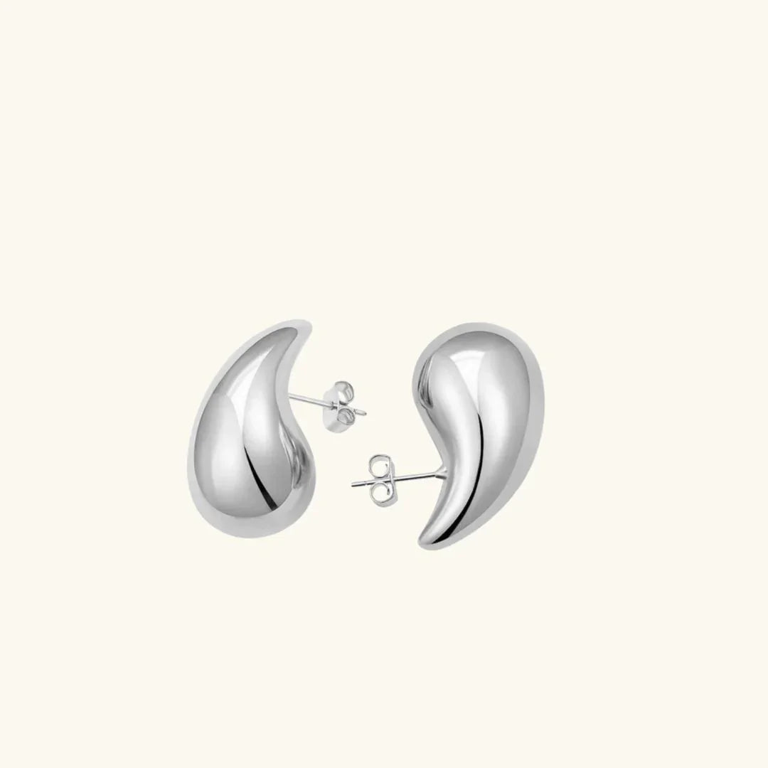 Gold-Plated Teardrop Earrings For Women