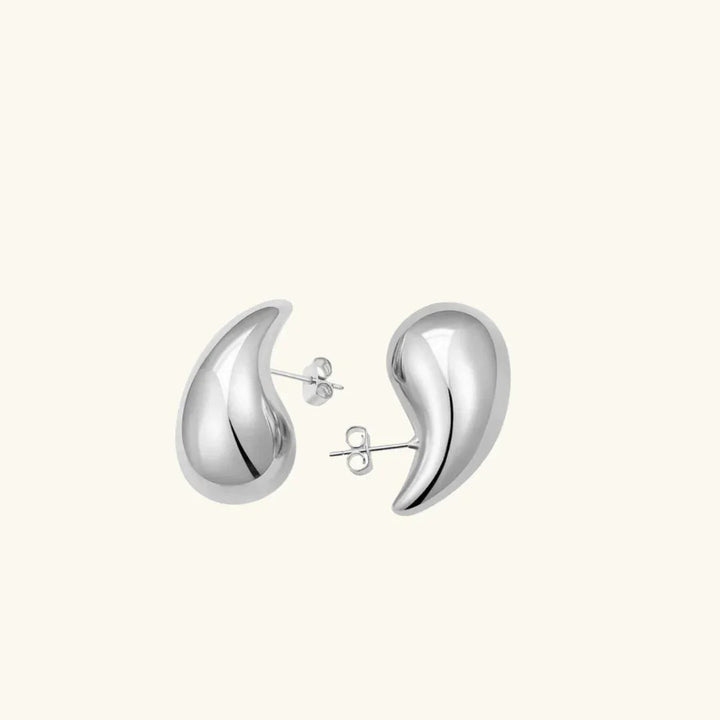 Gold-Plated Teardrop Earrings For Women